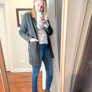 Charcoal black cardigan